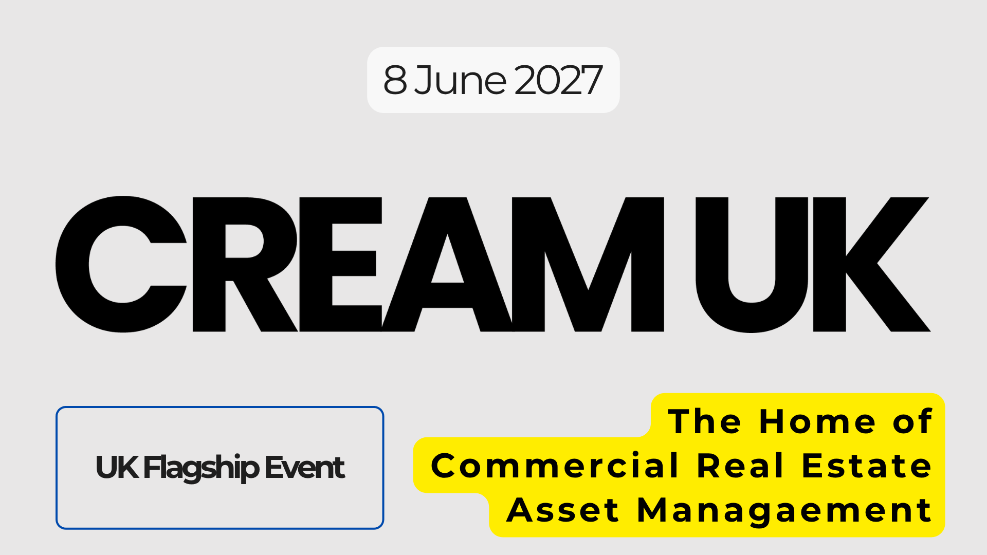 CREAM UK 2027 Homepage