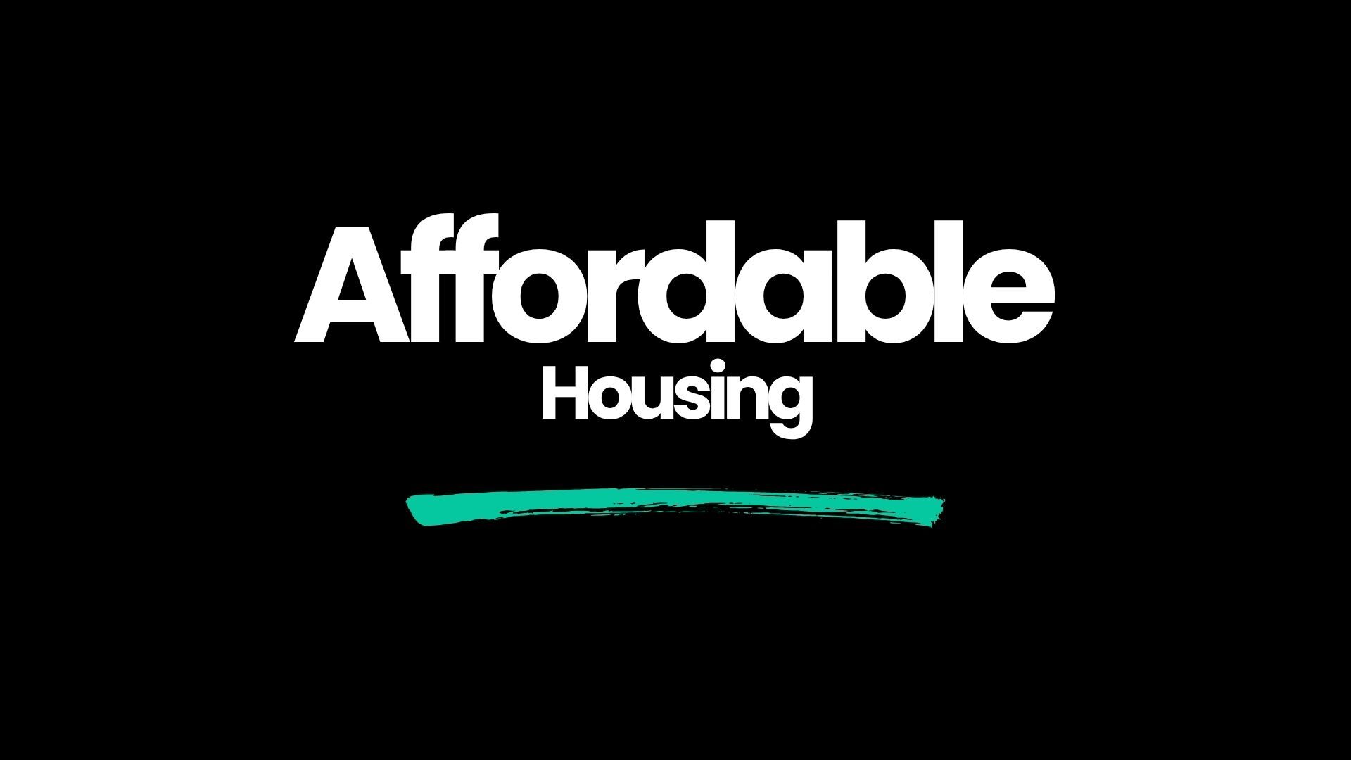 Affordable Housing Affordable Housing