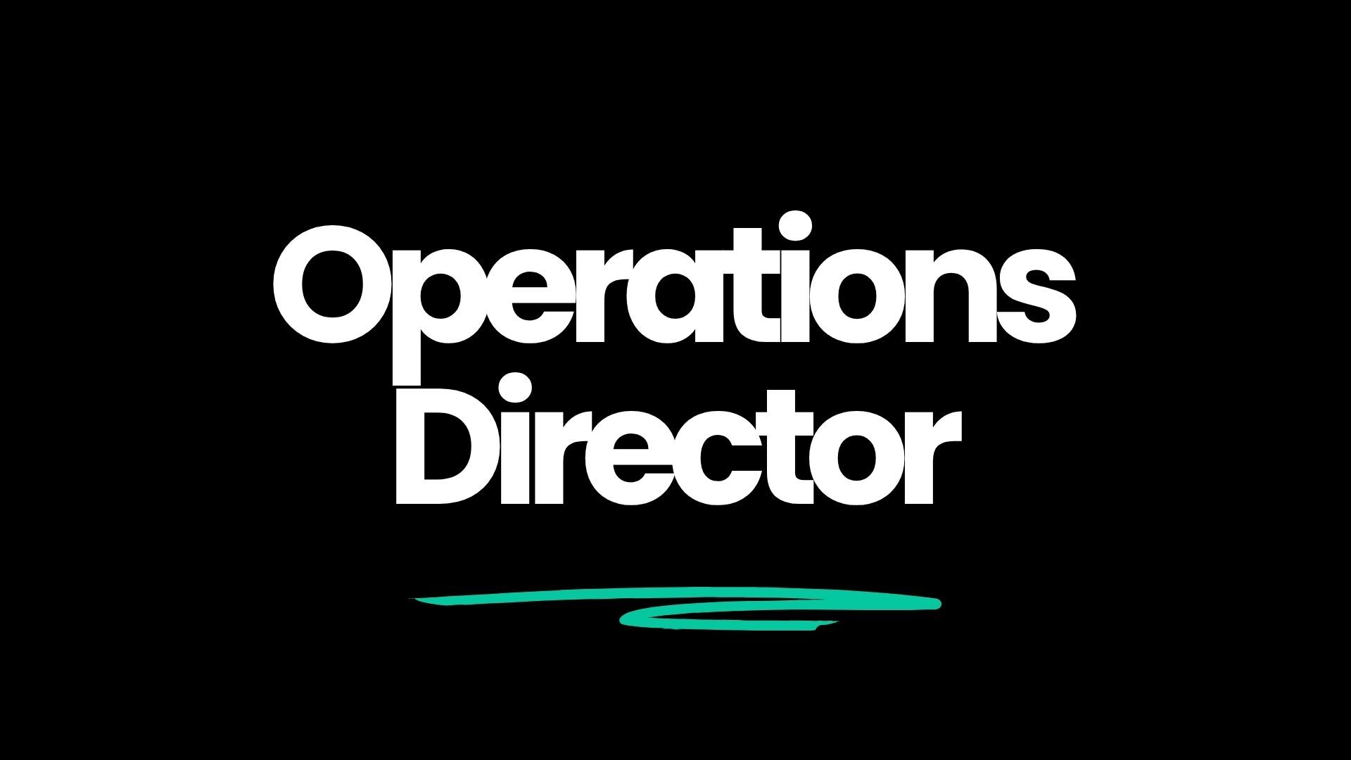 Operations Director Operations Director