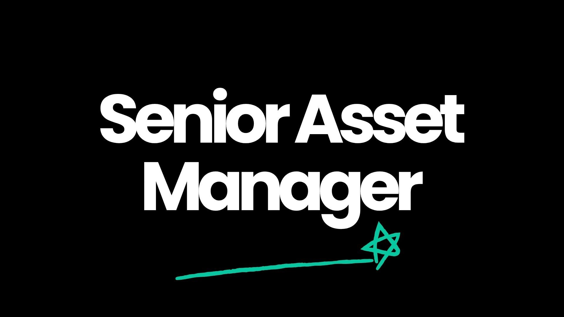 Senior Asset Manager Senior Asset Manager
